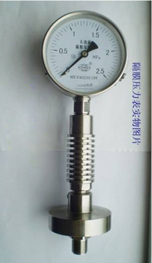 散熱器隔離隔膜耐高溫壓力表