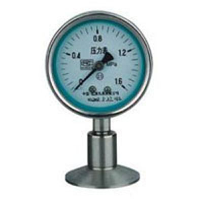 Y-100BFZ/Z/MC抗振型衛生型隔膜式壓力表