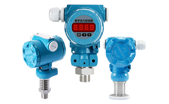 正在等待包裝發(fā)貨的擴散硅變送器與智能變送器