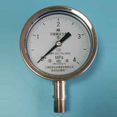 Y-100B-FZ不銹鋼防腐耐震壓力表
